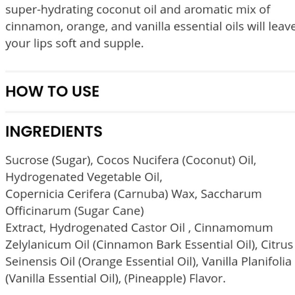 BALI BALM PINEAPPLE RICH INDULGENT LIP SCRUB. - Picture 8 of 8